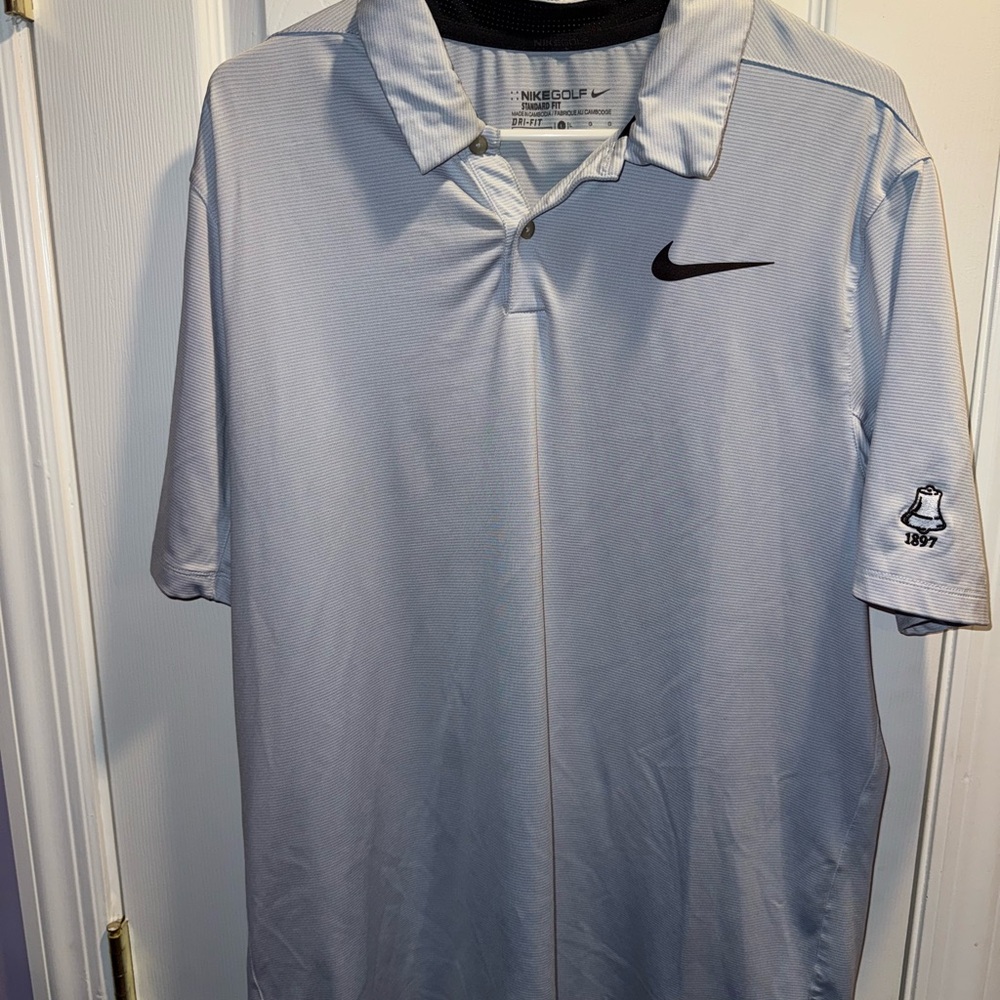 Nike Golf Gray Dri-FIT Polo
